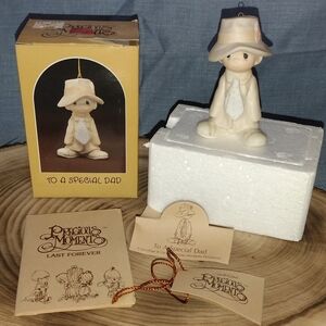 Vintage Precious Moments Dad Figurine Ornament - To A Special Dad